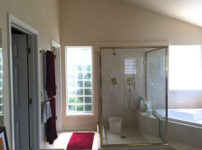 Modern Hillside Bath Before 3